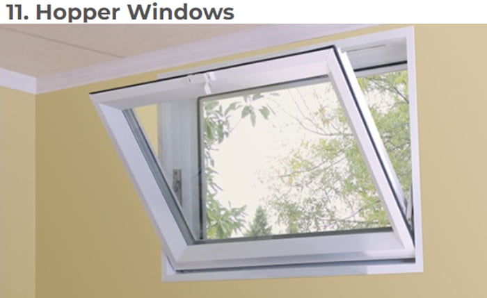 ModernizeさんWEBページより引用させていただいた、Hopper Windowとの英語表記と内倒し窓を結びつける非常に重要な写真画像(スクリーンショット画像)